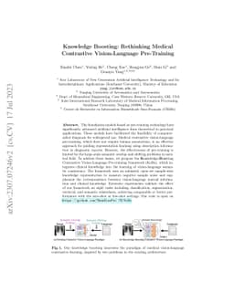 Knowledge Boosting: Rethinking Medical Contrastive Vision-Language
  Pre-Training