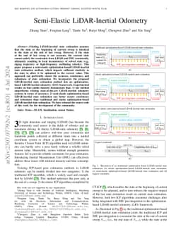 Semi-Elastic LiDAR-Inertial Odometry