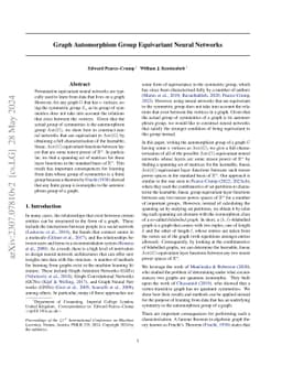 Graph Automorphism Group Equivariant Neural Networks