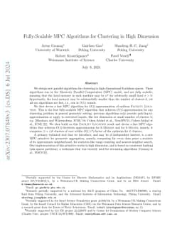 Fully Scalable MPC Algorithms for Clustering in High Dimension