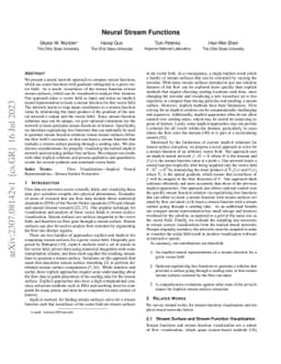 Neural Stream Functions