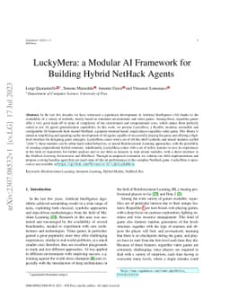 LuckyMera: a Modular AI Framework for Building Hybrid NetHack Agents