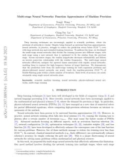 Multi-stage Neural Networks: Function Approximator of Machine Precision
