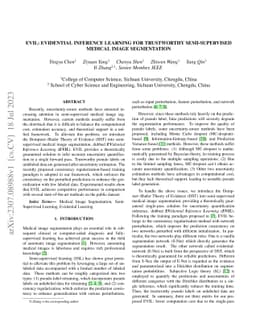 EVIL: Evidential Inference Learning for Trustworthy Semi-supervised
  Medical Image Segmentation