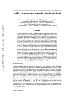 MolFM: A Multimodal Molecular Foundation Model