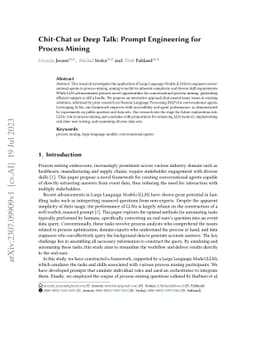 Chit-Chat or Deep Talk: Prompt Engineering for Process Mining