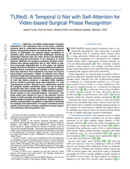 TUNeS: A Temporal U-Net with Self-Attention for Video-based Surgical
  Phase Recognition