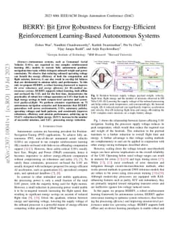 BERRY: Bit Error Robustness for Energy-Efficient Reinforcement
  Learning-Based Autonomous Systems