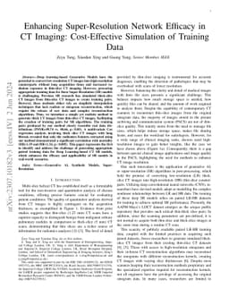 Enhancing Super-Resolution Networks through Realistic Thick-Slice CT
  Simulation