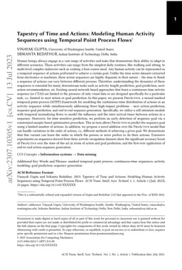 Tapestry of Time and Actions: Modeling Human Activity Sequences using
  Temporal Point Process Flows