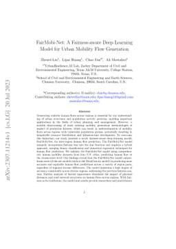FairMobi-Net: A Fairness-aware Deep Learning Model for Urban Mobility
  Flow Generation