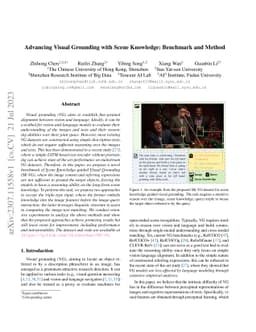 Advancing Visual Grounding with Scene Knowledge: Benchmark and Method