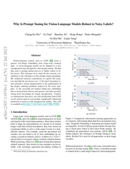 Why Is Prompt Tuning for Vision-Language Models Robust to Noisy Labels?