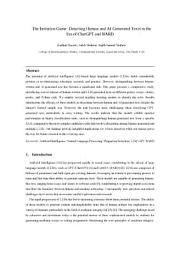 The Imitation Game: Detecting Human and AI-Generated Texts in the Era of
  ChatGPT and BARD