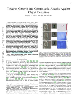 Towards Generic and Controllable Attacks Against Object Detection