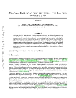 PSentScore: Evaluating Sentiment Polarity in Dialogue Summarization