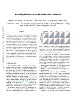 Rethinking Data Distillation: Do Not Overlook Calibration