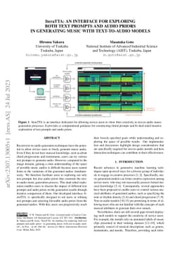 IteraTTA: An interface for exploring both text prompts and audio priors
  in generating music with text-to-audio models