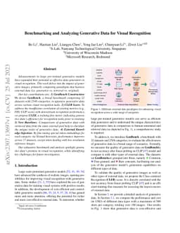 Benchmarking and Analyzing Generative Data for Visual Recognition