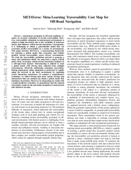 METAVerse: Meta-Learning Traversability Cost Map for Off-Road Navigation