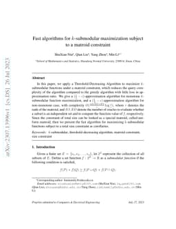 Fast algorithms for k-submodular maximization subject to a matroid
  constraint