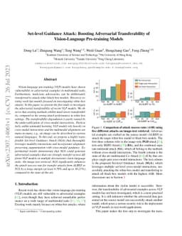 Set-level Guidance Attack: Boosting Adversarial Transferability of
  Vision-Language Pre-training Models
