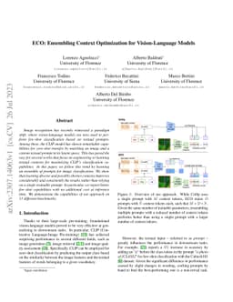 ECO: Ensembling Context Optimization for Vision-Language Models
