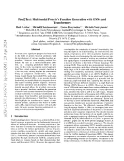 Prot2Text: Multimodal Protein's Function Generation with GNNs and
  Transformers