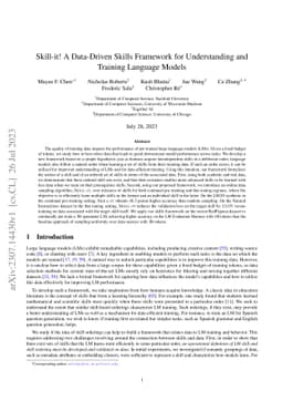 Skill-it! A Data-Driven Skills Framework for Understanding and Training
  Language Models