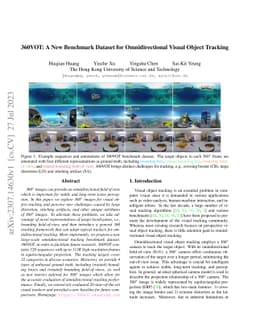 360VOT: A New Benchmark Dataset for Omnidirectional Visual Object
  Tracking