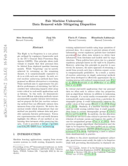 Fair Machine Unlearning: Data Removal while Mitigating Disparities