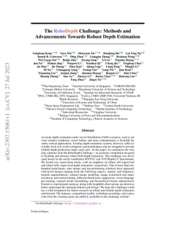 The RoboDepth Challenge: Methods and Advancements Towards Robust Depth
  Estimation