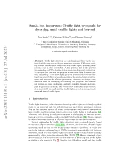 Small, but important: Traffic light proposals for detecting small
  traffic lights and beyond