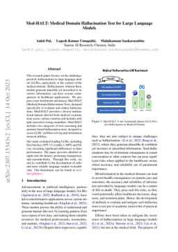 Med-HALT: Medical Domain Hallucination Test for Large Language Models