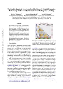 The Road to Quality is Paved with Good Revisions: A Detailed Evaluation
  Methodology for Revision Policies in Incremental Sequence Labelling