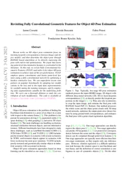 Revisiting Fully Convolutional Geometric Features for Object 6D Pose
  Estimation