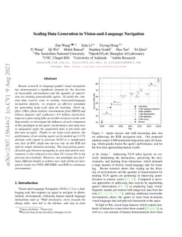 Scaling Data Generation in Vision-and-Language Navigation