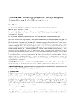Around the GLOBE: Numerical Aggregation Question-Answering on
  Heterogeneous Genealogical Knowledge Graphs with Deep Neural Networks