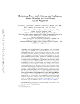 Rethinking Uncertainly Missing and Ambiguous Visual Modality in
  Multi-Modal Entity Alignment