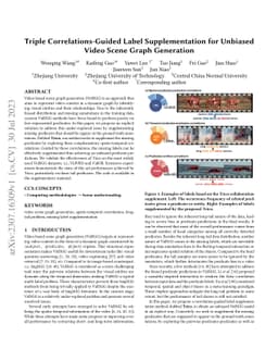 Triple Correlations-Guided Label Supplementation for Unbiased Video
  Scene Graph Generation