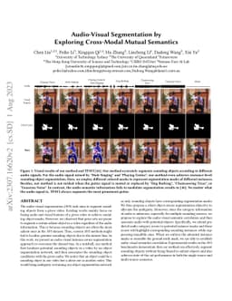 Audio-Visual Segmentation by Exploring Cross-Modal Mutual Semantics