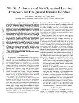 SF-IDS: An Imbalanced Semi-Supervised Learning Framework for
  Fine-grained Intrusion Detection
