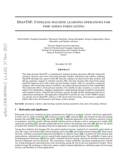 DeepTSF: Codeless machine learning operations for time series
  forecasting