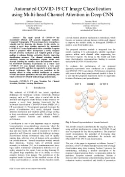 Automated COVID-19 CT Image Classification using Multi-head Channel
  Attention in Deep CNN