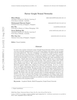 Factor Graph Neural Networks