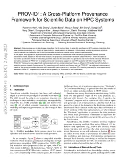 PROV-IO+: A Cross-Platform Provenance Framework for Scientific Data on
  HPC Systems