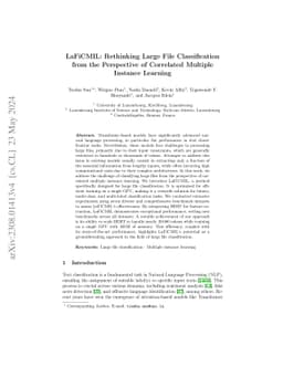 LaFiCMIL: Rethinking Large File Classification from the Perspective of
  Correlated Multiple Instance Learning