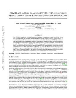 COVID-VR: A Deep Learning COVID-19 Classification Model Using
  Volume-Rendered Computer Tomography