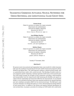 Telematics Combined Actuarial Neural Networks for Cross-Sectional and
  Longitudinal Claim Count Data
