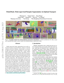 Point2Mask: Point-supervised Panoptic Segmentation via Optimal Transport